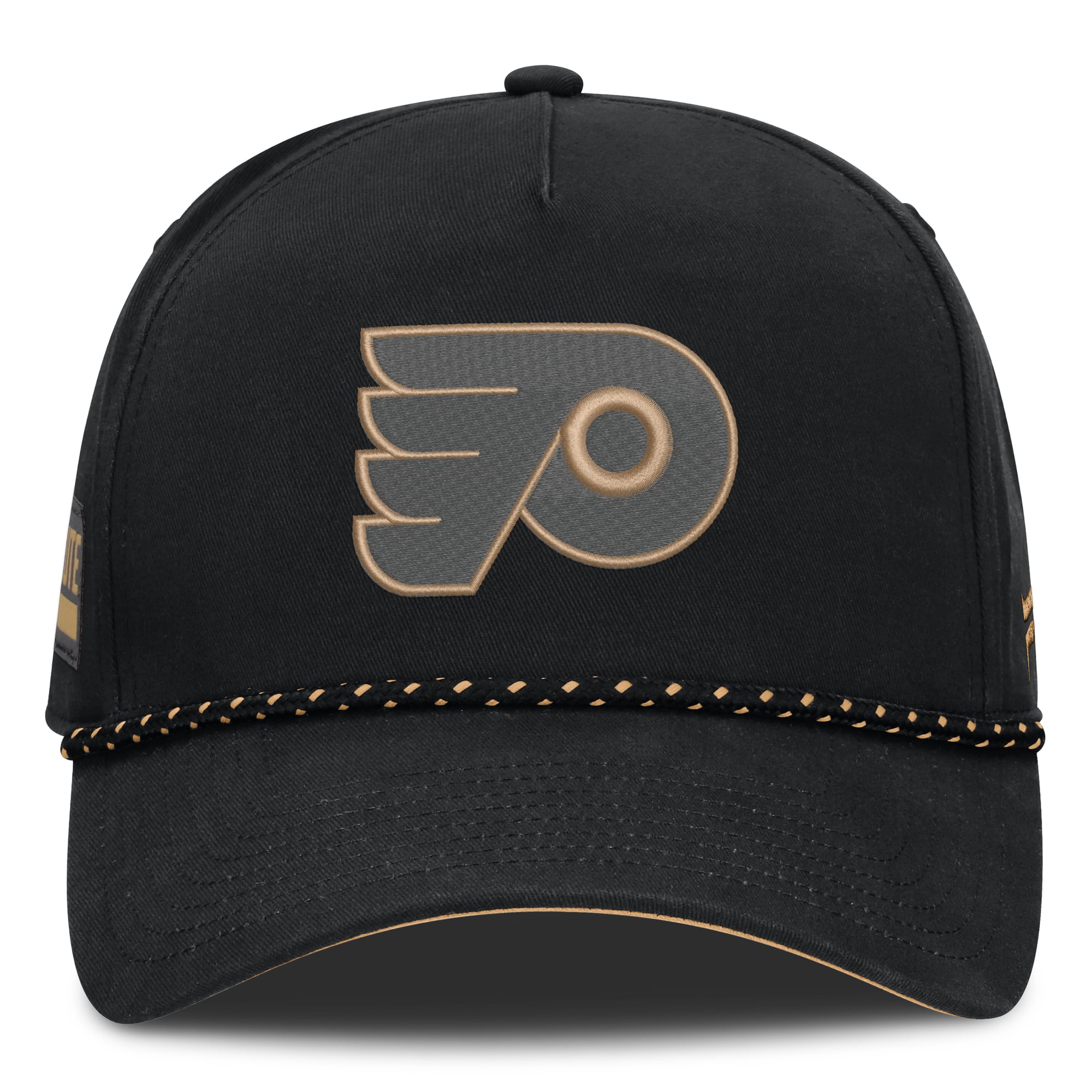 Men's Fanatics  Black Philadelphia Flyers Military Appreciation Authentic Pro A-Frame Adjustable Hat